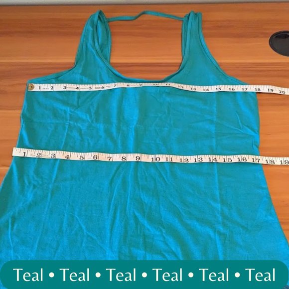 NWT • The North Face • On The Go Stretch Teal Athletic Tank Top • Size: Large - Picture 13 of 15